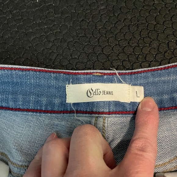 Cello jeans Denim Blue Women's Shorts size Large - Picture 2 of 5